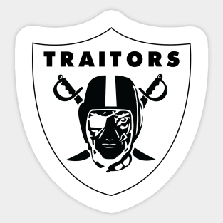 Oakland Traitors Reversed Sticker